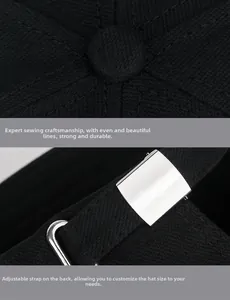 Detailed view of heavy-duty cotton twill stitching and silver metal buckle adjustment