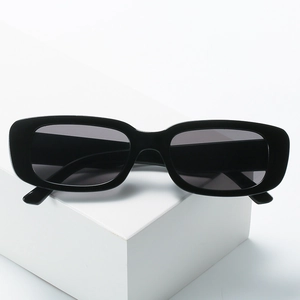 Retro Square Sunglasses Small Frame UV400 Protection PC AC Material Vintage Streetwear Y2K Style For Women