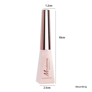 Misscheering 10ml cat eye nail polish gel in pink bottle with dimensions and weight info