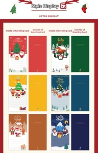 Christmas greeting cards set, creative 3D holiday cards for teachers, friends and family gifts.