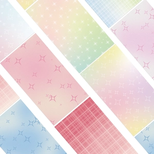 Collection of colorful waterproof adhesive background stickers for scrapbooking and DIY