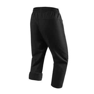 Herren Winterhose mit Fleece-Futter in Schwarz, Thermo-Lammwoll-Innenseite für Wärme