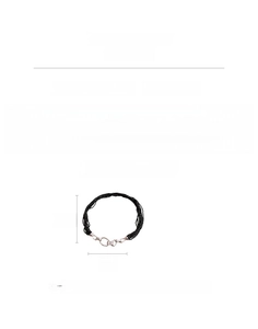 Détail du collier de perles en verre noir multicouche avec fermoir en alliage