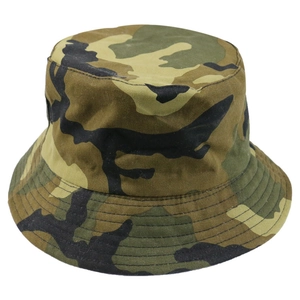 Camouflage Bucket Hat Polyester Sun Protection Outdoor Fishing Hiking Travel Cap For Men Women Unisex Hip Hop Style