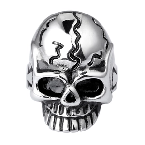 Skull Ring For Men 316 Stainless Steel Mummy Gothic Rock Punk Hip Hop Domineering Finger Band Jewelry