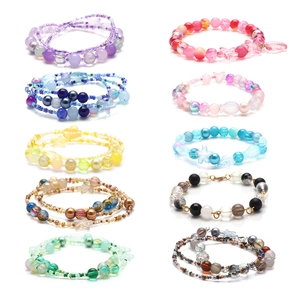 DIY Schmuck-Set Kollektion mit Fisch und Seestern Kristallperlen für Armbänder