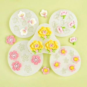 Ensemble de moules en silicone cœur rotatif 3D pour bougies DIY et mousse au chocolat