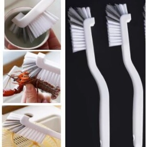 Multi-Functional Kitchen Cleaning Brush Long Handle Cup Scrubber Lobster Cleaning Tool Plastic Gap Grooving Cleaner
