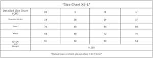 Tableau des tailles pour haut en velours femme avec mesures détaillées du XS au L