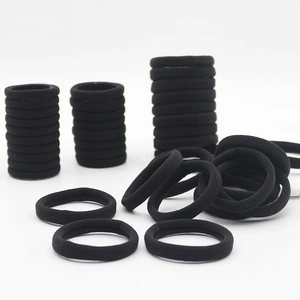 Seamless Elastic Hair Ties Nylon Polyester Spandex High Stretch Ponytail Holders Daily Hair Accessories Simple Style Women