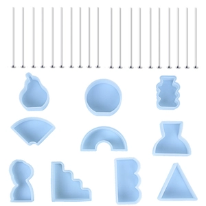 Silikonform Kerzenherstellung DIY Geometrische Form Silhouette Vase Birne Handwerk Aromatherapie Gips Harz Heimdekoration