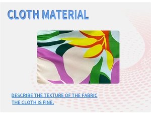 Détail de textile haute qualité avec imprimés floraux verts et roses très éclatants