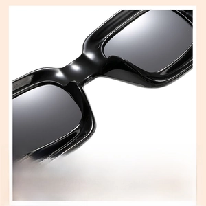 Détail des plaquettes de nez intégrées pour lunettes de soleil hip hop enfant
