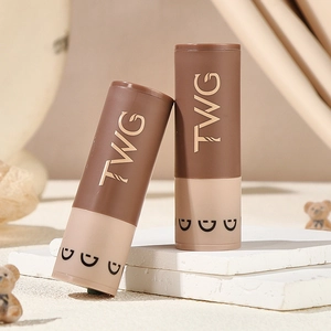 Dual-color hairline powder stick for shading and contouring with professional matte finish