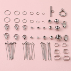 Stainless Steel Jewelry Findings Lobster Clasps Open Jump Rings Pins Beads DIY Handmade Necklace Bracelet Earring Making