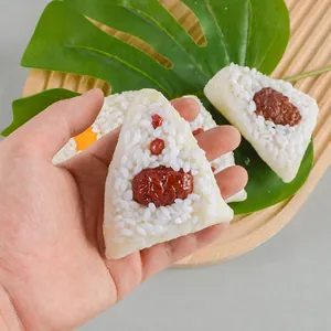 Simulation Zongzi Model Realistic PVC Artificial Rice Dumpling Food Toy For Photography Prop Kitchen Decor