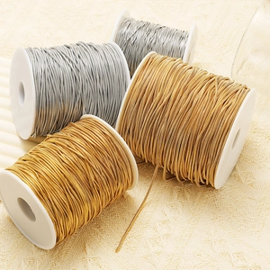 Rolls of gold and silver stainless steel snake bone chains for DIY jewelry making