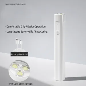 Portable Handheld Nail UV LED Lamp Rechargeable Mini Pen Style For Gel Polish Curing Home Travel Professional Use
