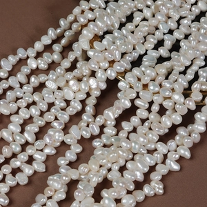 Natural baroque freshwater pearls 6-7mm with high luster for DIY jewelry making
