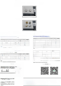 Quality assurance report showing Lead and Nickel test pass for the gold cross ring