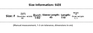 Detailed size chart for women's plaid wool coat showing shoulder and bust measurements