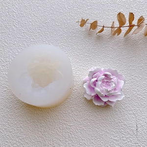 Jasmine flower silicone mold for DIY aromatherapy candles and handmade soap making