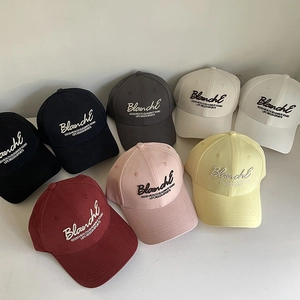 Détails de broderie de qualité sur casquettes de baseball en coton de plusieurs couleurs