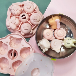 Stampi in silicone per pappe a forma di animali per snack e dolci fatti in casa