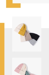 Detailed rib-knit texture and varied color-block options for this warm winter beanie