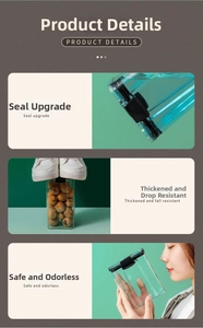 Airtight kitchen storage jar showing leak-proof seal and durable food-grade material