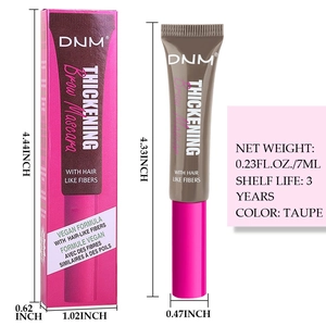 Detailed size specifications and packaging of the Taupe Brow Thickening Mascara