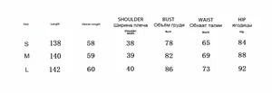 Size chart showing length, sleeve, and bust measurements for crochet knit maxi dress