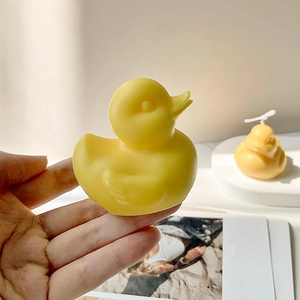 Stampo in silicone 3D a forma di anatroccolo per candele profumate e sapone artigianale