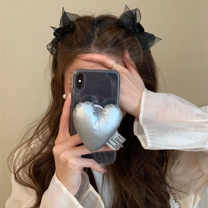 Elegant Mesh Bow Hair Claw Clip Organza Butterfly Hair Accessory For Women Girls Japanese Style Sweet Fringe Side Clip