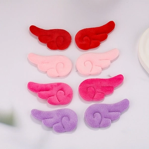 Plush Fabric Angel Wings Diy Accessories Ultrasonic Soft Mini Wings For Clothing Hair Decor Craft Material