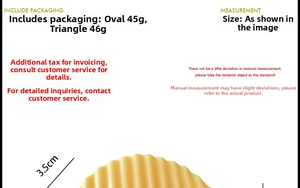 Detailed size specifications for oval and triangle potato chip bag sealing clips