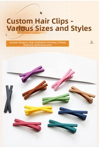 Close-up of matte crisscross hair clips in various candy colors showing spring mechanism