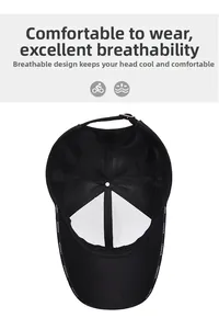 Close-up of baseball cap interior showing breathable mesh lining and fashion ribbon detail