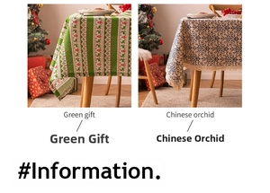 Detail of Christmas reindeer print and Chinese orchid floral pattern with lace trim