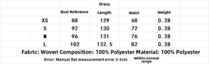 Detailed size chart for women's summer hollow embroidery halter backless dress in white