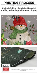 Detailed macro view showing the high-quality double-sided printing and stitching on a garden flag