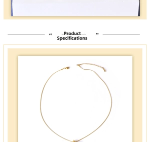 Close-up of gold star necklace lobster clasp and adjustable extension chain details