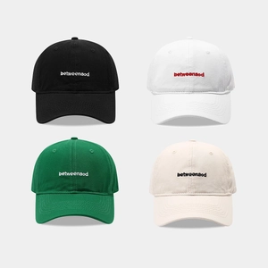 Cotton Baseball Cap Letter Embroidery Adjustable Curved Brim Casual Sport Sunshade Hat For Men Women