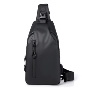 Men's Waterproof Sling Bag Large Capacity Chest Bag Casual Urban Street Daily Matching Urban Commute Shoulder Bag