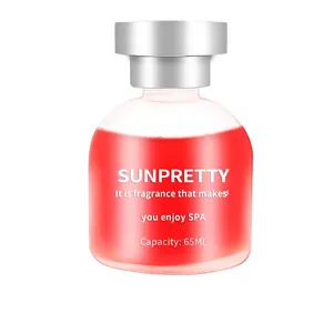 65ml liquid car fragrance in frosted glass bottle with silver cap by SUNPRETTY