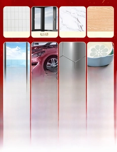 Surface compatibility guide for traceless double-sided tape on tiles, glass and wood