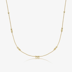 925 Sterling Silver Bead Chain Necklace Bracelet Set For Women Minimalist Gold Silver Plated Jewelry Lightweight Clavicle Chain Gift