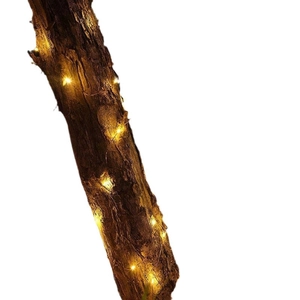 Waterproof 8-function battery box warm yellow LED copper wire string lights for Christmas