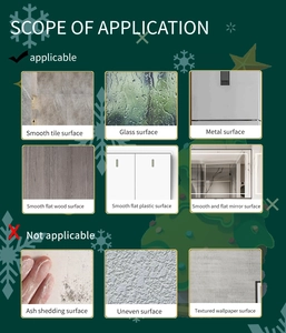 Scope of application guide for Santa Claus wall stickers on various wall surfaces