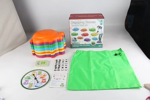 Balansstenen set voor kinderen inclusief opbergtas, draaischijf en instructiekaarten